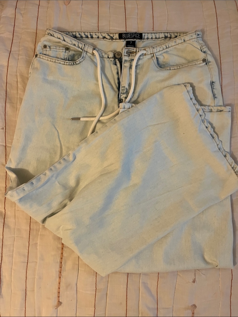 LOW RISE DRAWSTRING PANTS - Picture 3 of 5